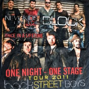 NKOTB/BSB 2011 tour  T-shirt unisex L